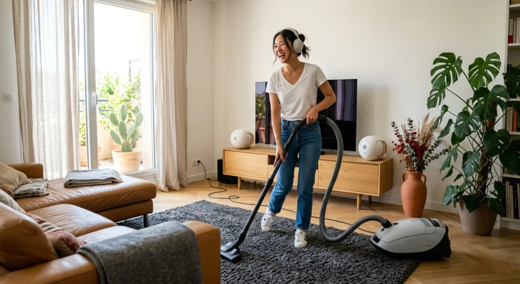 Ménage de printemps dans la joie et la bonne humeur, avec musique, lumière. Nettoyer, balayer, astiquer joyeusement en étant organisée ! Trier, désencombrer, ranger, système organisation simple durable, questions à se poser, donner, garder, vendre, jeter, recycler Maison TOA, Clara Sécher, Architecte d'intérieur, Décoratrice d'intérieur, Home organiser, Coach en rangement, Nîmes, Arles, Avignon, Beaucaire